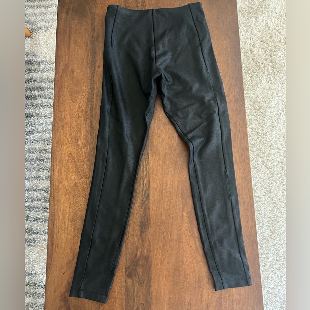 Lysse Black Faux Leather Leggings - Sleek and Versatile